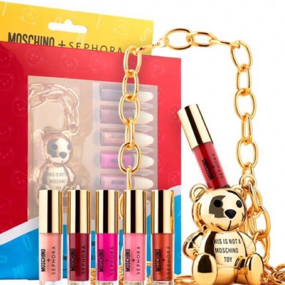 Moschino Other - [MOSCHINO/SEPHORA] LIMITED LIP GLOSSES + NECKLACE